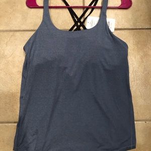 CRZ YOGA Strappy Open Back Built in Bra